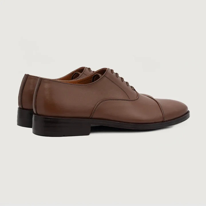 Professor Oxford Brown Leather Shoes - Image 2